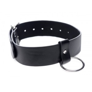 Wide Leather Collar