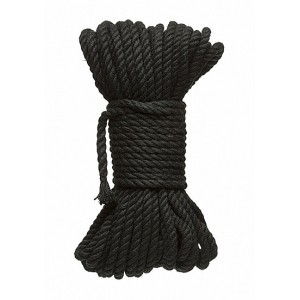 Corde de bondage noire 15m