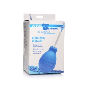 Poire à lavement CleanStream Bleue
