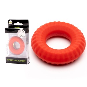 Cockring Ballstretcher Nitro Soft Silicone Rouge