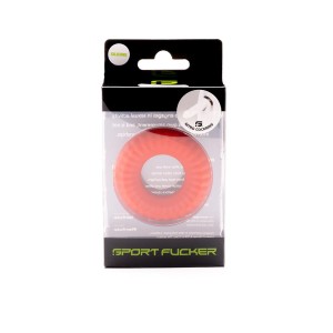 Nitro Soft Silicone Cockring Ballstretcher Red