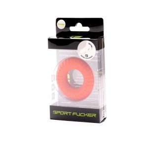 Nitro Soft Silicone Cockring Ballstretcher Red