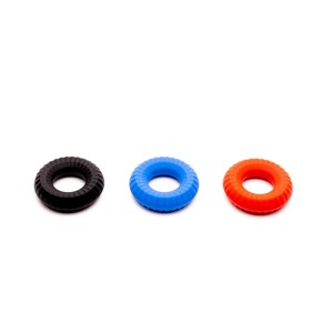 Nitro Soft Silicone Cockring Ballstretcher Red