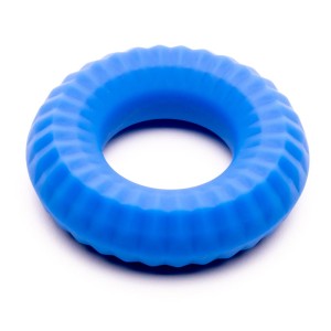 Nitro Soft Silikon Cockring Ballstretcher Blau