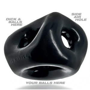 TRI-SPORT XL thicker 3-sized ring custom-fit cock+ball sling