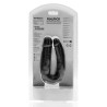 U Shaped Double Dildo Black 12.7 cm