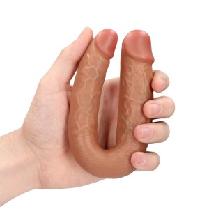 U Shaped Double Dildo Tan 12.7 cm
