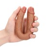 U Shaped Double Dildo Tan 12.7 cm
