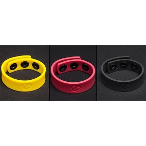 Cock Strap Silicone 3 Snaps Ring